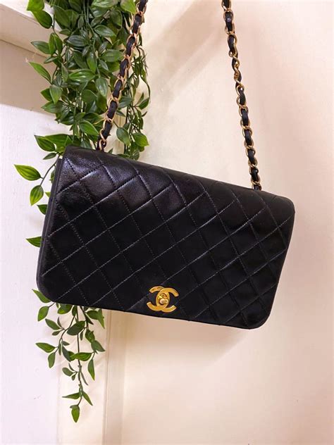 chanel vintage flap parts|Chanel vintage full flap.